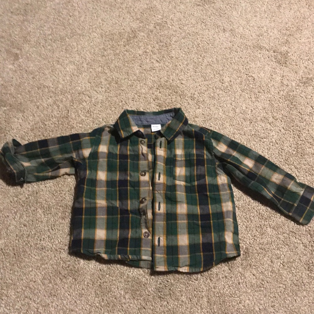 Toddler Boys Button Up Shirt